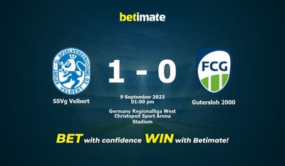 SSVg Velbert vs Gutersloh 2000 Pronostici, quote e consigli di scommessa 09/09/2023