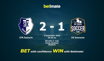 Pronostici, quote e suggerimenti di scommesse STK Samorin vs FK Humenne 03/09/2023