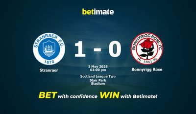 Pronostico, quote e consigli per le scommesse Stranraer vs Bonnyrigg Rose 05/03/2025