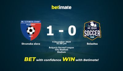 Strumska slava vs Belasitsa Pronostici, quote e consigli di scommessa 04/12/2024
