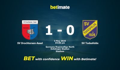 SV Drochtersen-Assel vs SV Todesfelde Pronostici, quote e consigli di scommessa 03/05/2025