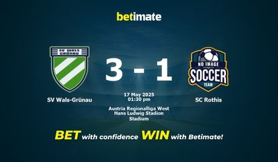 Pronostico, quote e consigli per le scommesse SV Wals-Grünau vs SC Rothis 17/05/2025