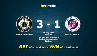 Tacoma Defiance vs North Texas SC Pronostico, quote e consigli sulle scommesse 10/07/2023