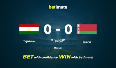 Pronostici, quote e suggerimenti per le scommesse Tagikistan vs Bielorussia 20/03/2025