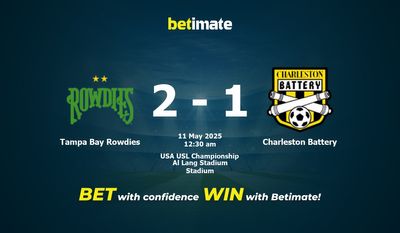 Pronostici, quote e consigli per le scommesse Tampa Bay Rowdies vs Charleston Battery 05/10/2025