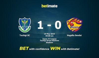 Tochigi SC vs Vegalta Sendai Pronostici, quote e consigli di scommessa 19/05/2024