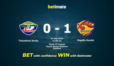 Tokushima Vortis vs Vegalta Sendai Pronostici, quote e consigli di scommessa 14/07/2024