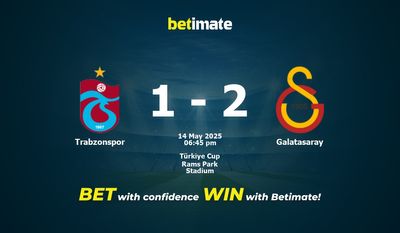 Pronostici, quote e consigli per le scommesse Trabzonspor-Galatasaray 14/05/2025
