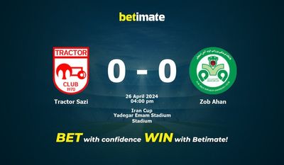 Tractor Sazi vs Zob Ahan Pronostici, quote e consigli di scommessa 26/04/2024