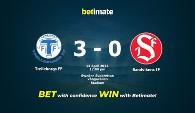 Trelleborgs FF vs Sandvikens IF Pronostici, quote e consigli di scommessa 14/04/2024
