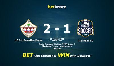 Pronostici, quote e consigli per le scommesse UD San Sebastian Reyes vs Real Madrid C 22/03/2025
