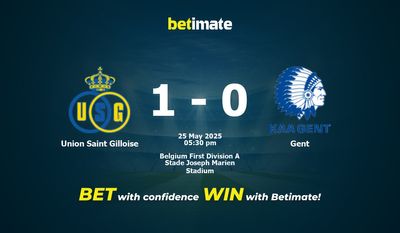 Pronostico, quote e consigli per le scommesse Union Saint Gilloise vs Gent 25/05/2025