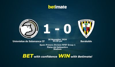 Unionistas de Salamanca CF vs Barakaldo Pronostici, quote e consigli di scommessa 30/11/2024