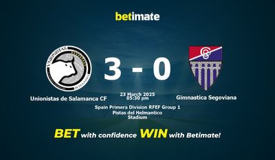 Unionistas de Salamanca CF vs Gimnastica Segoviana Pronostici, quote e consigli di scommessa 23/03/2025