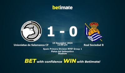 Unionistas de Salamanca CF vs Real Sociedad B Pronostici, quote e consigli di scommessa 15/12/2024