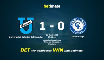 Universidad Catolica del Ecuador vs Cerro Largo Pronostici, quote e consigli di scommessa 11/04/2025