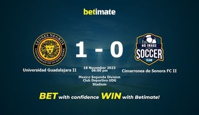 Universidad Guadalajara II vs Cimarrones de Sonora FC II Pronostici, quote e consigli di scommessa 18/11/2023
