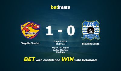 Vegalta Sendai vs Blaublitz Akita Pronostici, quote e consigli sulle scommesse 04/05/2025