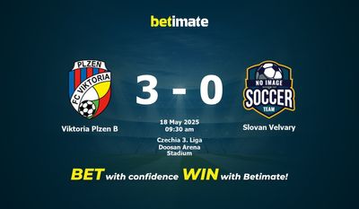 Viktoria Plzen B vs Slovan Velvary Pronostici, quote e consigli di scommessa 18/05/2025
