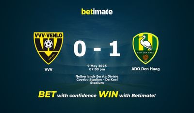 VVV vs ADO Den Haag Pronostici, quote e consigli di scommessa 09/05/2025