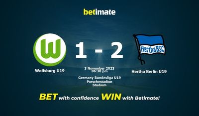 Wolfsburg U19 vs Hertha Berlino U19 Pronostici, quote e consigli di scommessa 03/11/2023