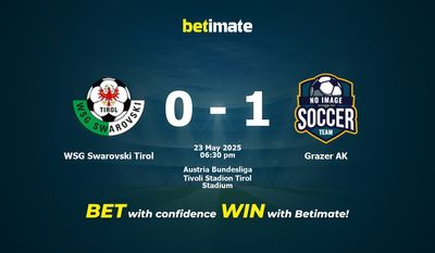 Pronostico, quote e consigli per le scommesse WSG Swarovski Tirol vs Grazer AK 23/05/2025