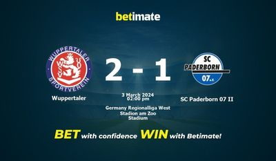 Wuppertaler vs SC Paderborn 07 II Pronostici, quote e consigli di scommessa 03/03/2024