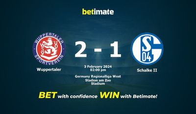 Wuppertaler vs Schalke II Pronostici, quote e consigli di scommessa 03/02/2024
