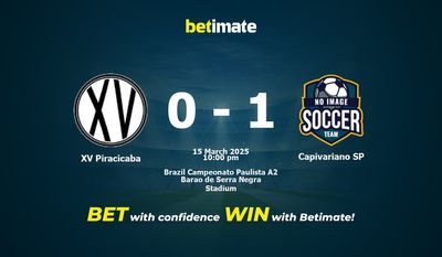 XV Piracicaba vs Capivariano SP Pronostici, quote e consigli di scommessa 15/03/2025