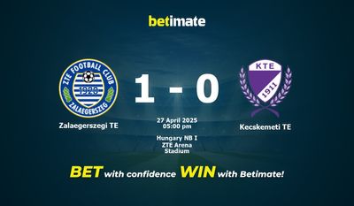 Zalaegerszegi TE vs Kecskemeti TE Pronostici, quote e consigli di scommessa 27/04/2025