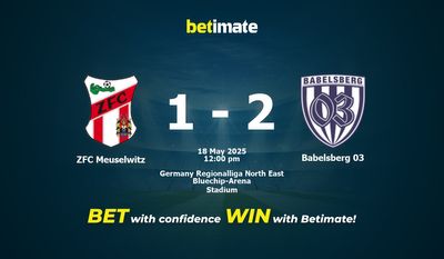 Pronostico, quote e consigli per le scommesse ZFC Meuselwitz vs Babelsberg 03 18/05/2025