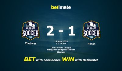 Pronostici, quote e consigli per le scommesse Zhejiang vs Henan 16/05/2025