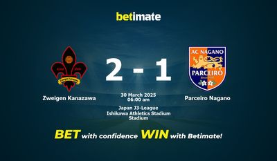 Zweigen Kanazawa vs Parceiro Nagano Prediction, Odds & Betting Tips 03/30/2025