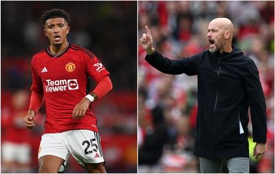 Jadon Sancho nægter at undskylde til Erik Ten Hag: Afventer Dortmunds 'redning' i januars transfervindue