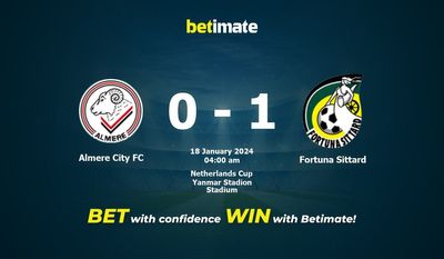 アルメレ・シティFC vs フォルトゥナ・シッタード 予測、オッズ、賭けのヒント 01/17/2024