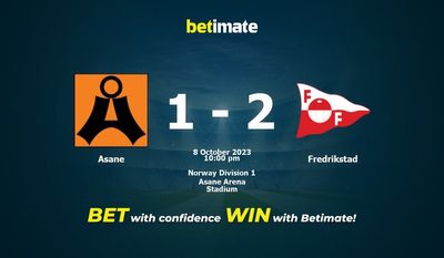 Asane vs Fredrikstad 予測、オッズ、賭けのヒント 10/08/2023