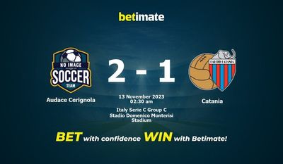 オーダス・チェリニョーラ vs カターニア 予測、オッズ、賭けのヒント 11/12/2023