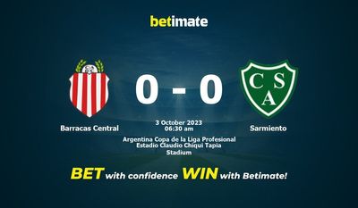 バラカス・セントラル vs サルミエント 予測、オッズ、賭けのヒント 10/02/2023