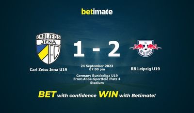 カールツァイス イエナ U19 vs RB ライプツィヒ U19 予測、オッズ、賭けのヒント 09/24/2023
