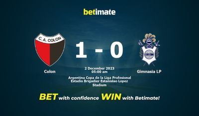 Colon vs Gimnasia LP 予測、オッズ、賭けのヒント 12/01/2023