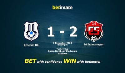 Erzurum BB vs 24 Erzincanspor 予測、オッズ、賭けのヒント 12/06/2023