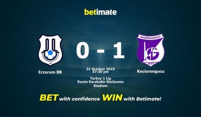 Erzurum BB vs Keciorengucu 予測、オッズ、賭けのヒント 10/21/2023