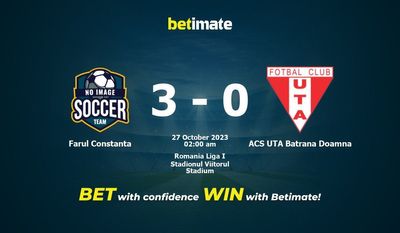 ファルール・コンスタンツァ vs ACS UTA バトラナ・ドゥアムナ 予測、オッズ、賭けのヒント 10/26/2023