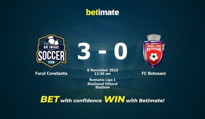 ファルール・コンスタンツァ vs FC ボトシャニ 予測、オッズ、賭けのヒント 11/05/2023
