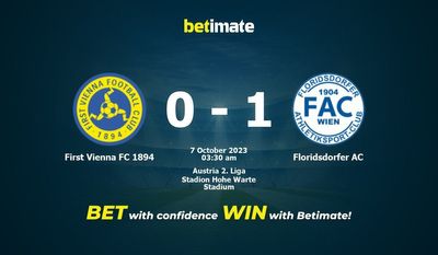 First Vienna FC 1894 vs Floridsdorfer AC 予測、オッズ、賭けのヒント 10/06/2023