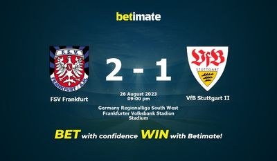 FSV フランクフルト vs VfB シュトゥットガルト II 予測、オッズ、賭けのヒント 08/26/2023