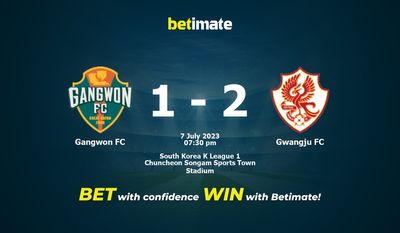 江原FC vs 光州FC 予測、オッズ、賭けのヒント 07/07/2023