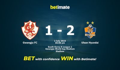 光州FC vs 蔚山現代 予測、オッズ、賭けのヒント 07/02/2023