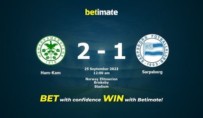 Ham-Kam vs Sarpsborg 予測、オッズ、賭けのヒント 09/24/2023