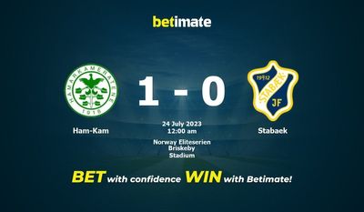 Ham-Kam vs Stabaek 予測、オッズ、賭けのヒント 07/23/2023